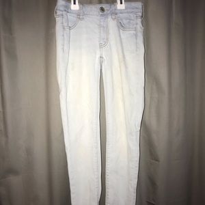 light wash american eagle skinny jeans